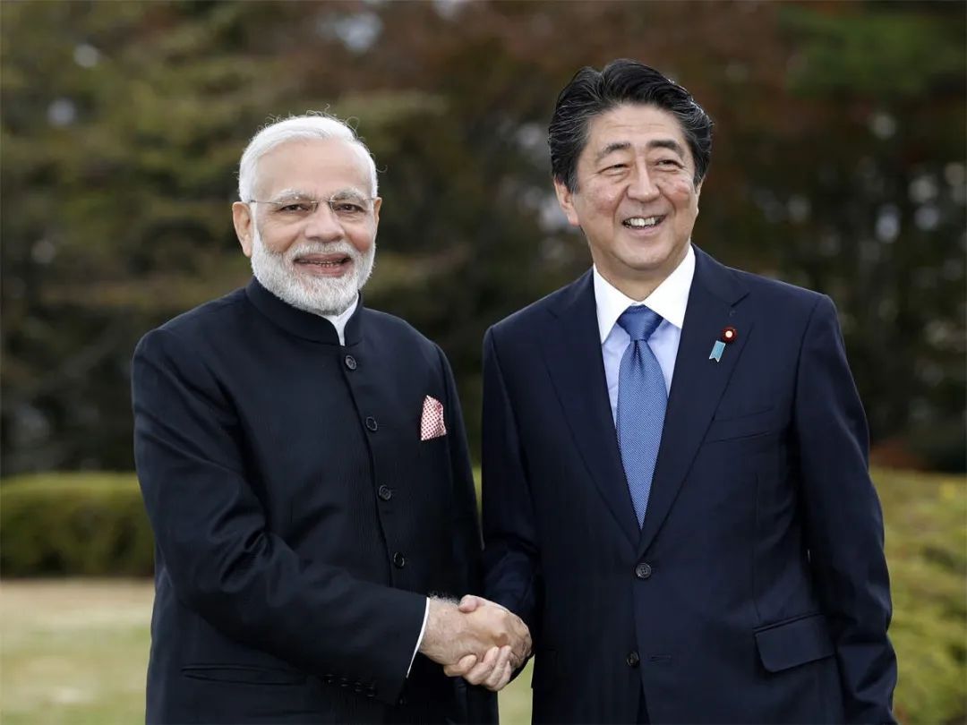 2020年9月，印度总理莫迪与时任日本首相安倍晋三举行会晤。