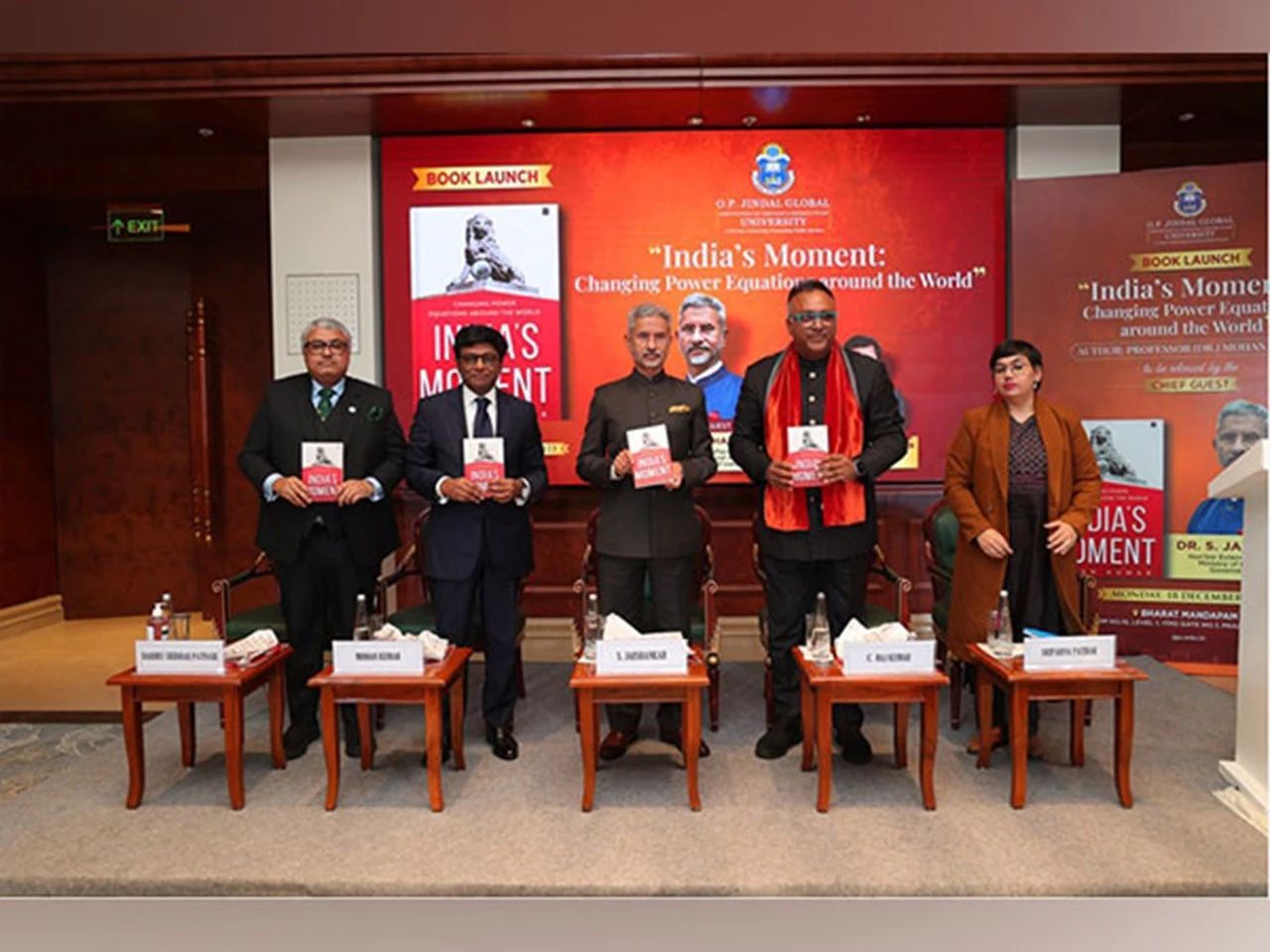 12月19日，印度外长苏杰生等多位外交官出席《印度时刻：改变世界权力格局》发布会。